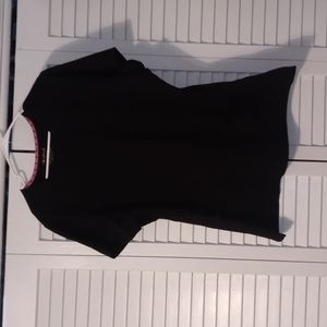 Sz 2x Black Heartsoul Scrub Top